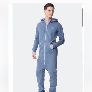 Onepiece Original Onesie Unisex XL Navy Melange Jumpsuit